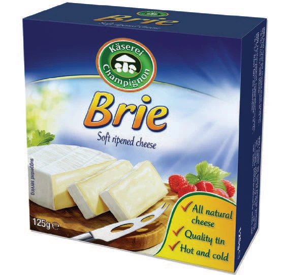 BRIE CHAMPIGNON - Нежност, облечена в бяло. – 125 г