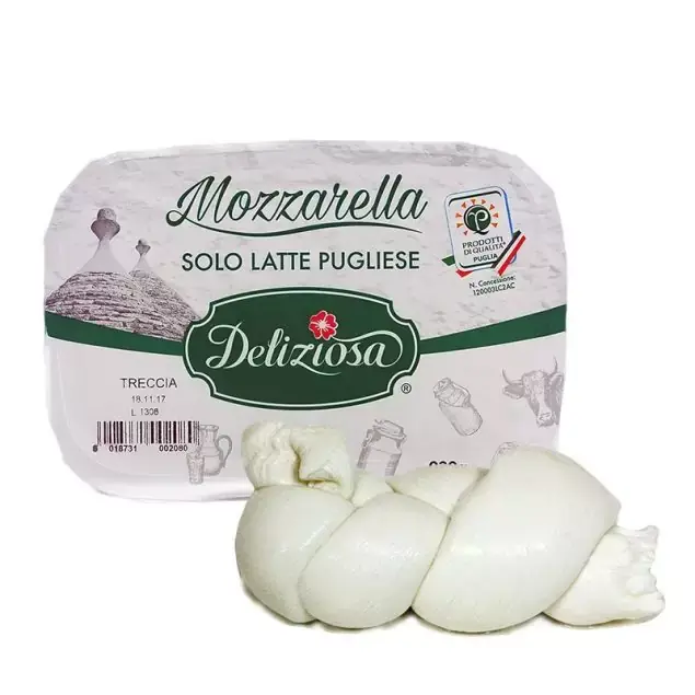 DELIZIOSA TRECCIA — МОЦАРЕЛА ТРЕЧА - Когато майсторството се превръща във вкус! – 200 г