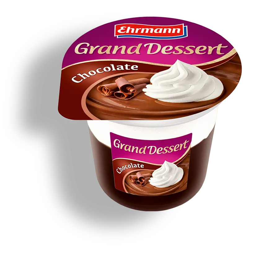 EHRMANN GRAND DESSERT ШОКОЛАД - Два слоя. Едно великолепно удоволствие. – 190 г