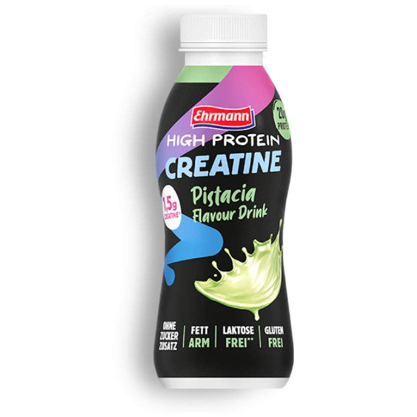 EHRMANN HIGH PROTEIN CREATINE DRINK ШАМФЪСТЪК - Необикновен вкус за необикновен ден. – 330 мл