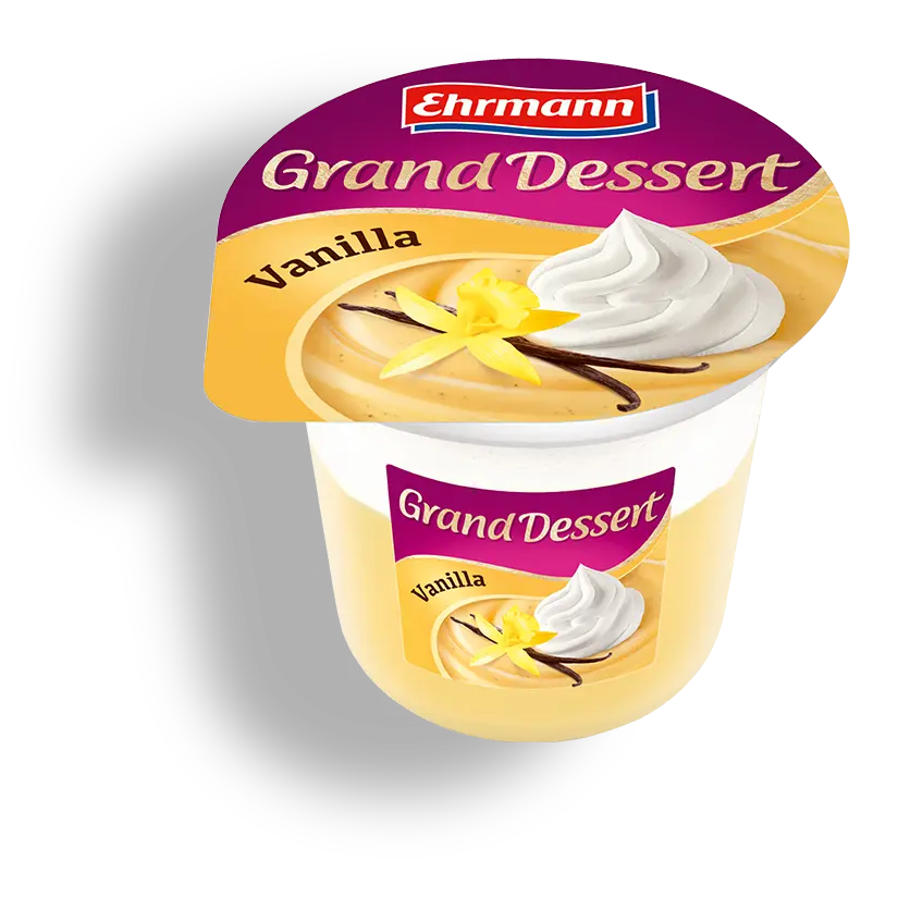 EHRMANN GRAND DESSERT ВАНИЛИЯ - Класика, която никога не омръзва. – 190 г