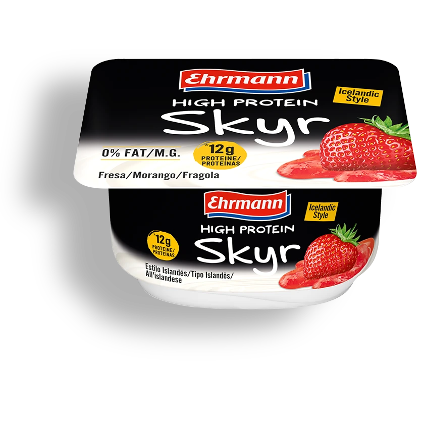EHRMANN HIGH PROTEIN SKYR ПЛОДОВ МИКС - Плодовете си правят компания! – 150 г