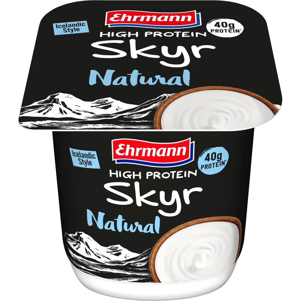 EHRMANN HIGH PROTEIN SKYR НАТУРАЛЕН 450 г - Винаги има място за още една добра идея! – 450 г