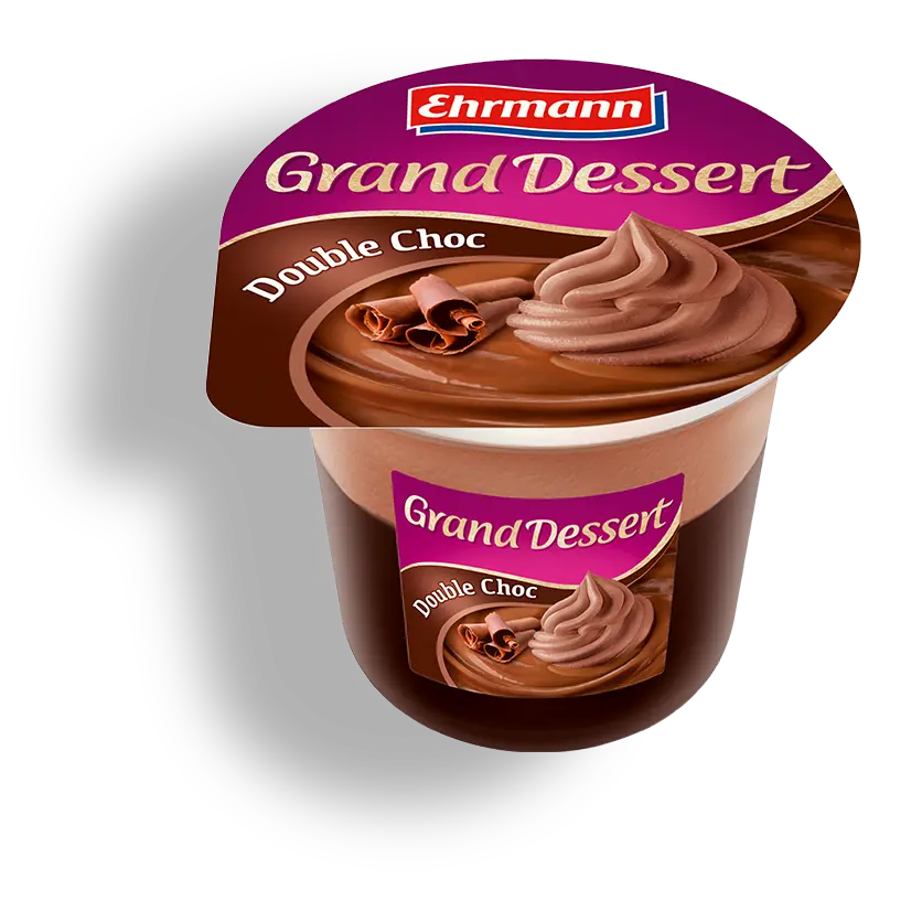 EHRMANN GRAND DESSERT ДВОЕН ШОКОЛАД - Когато един шоколад не е достатъчен. – 190 г