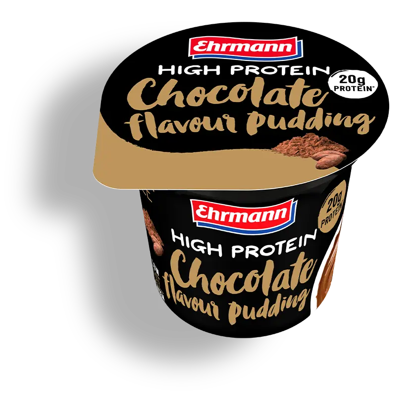 EHRMANN HIGH PROTEIN PUDDING ШОКОЛАД - Шоколадово удоволствие. Протеинова сила. – 200 г