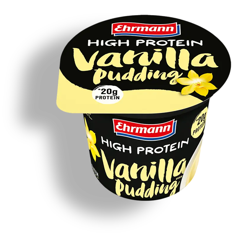 EHRMANN HIGH PROTEIN PUDDING ВАНИЛИЯ - Любимата класика. С повече протеин. – 200 г