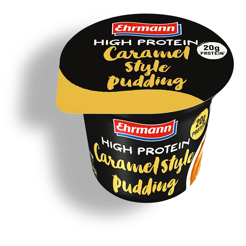 EHRMANN HIGH PROTEIN PUDDING КАРАМЕЛ - Карамелено изкушение. С повече протеин. – 200 г